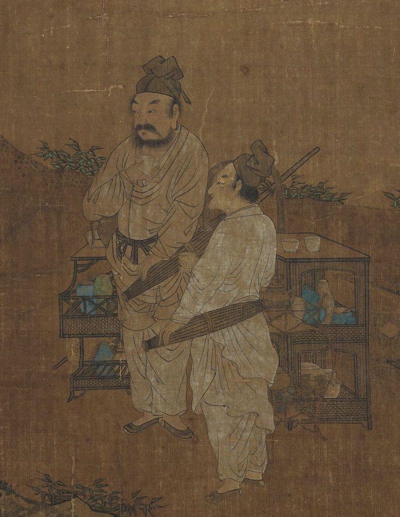 重拾“圍爐煮茶”文化，一起看看故宮藏畫里的“圍爐煮茶”[精制鋼圍爐茶桌](圖8)